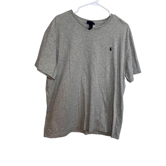 Polo Ralph Lauren Shirt Men's XL Gray Short Sleeve Crew Neck Logo Tee - Picture 1 of 3